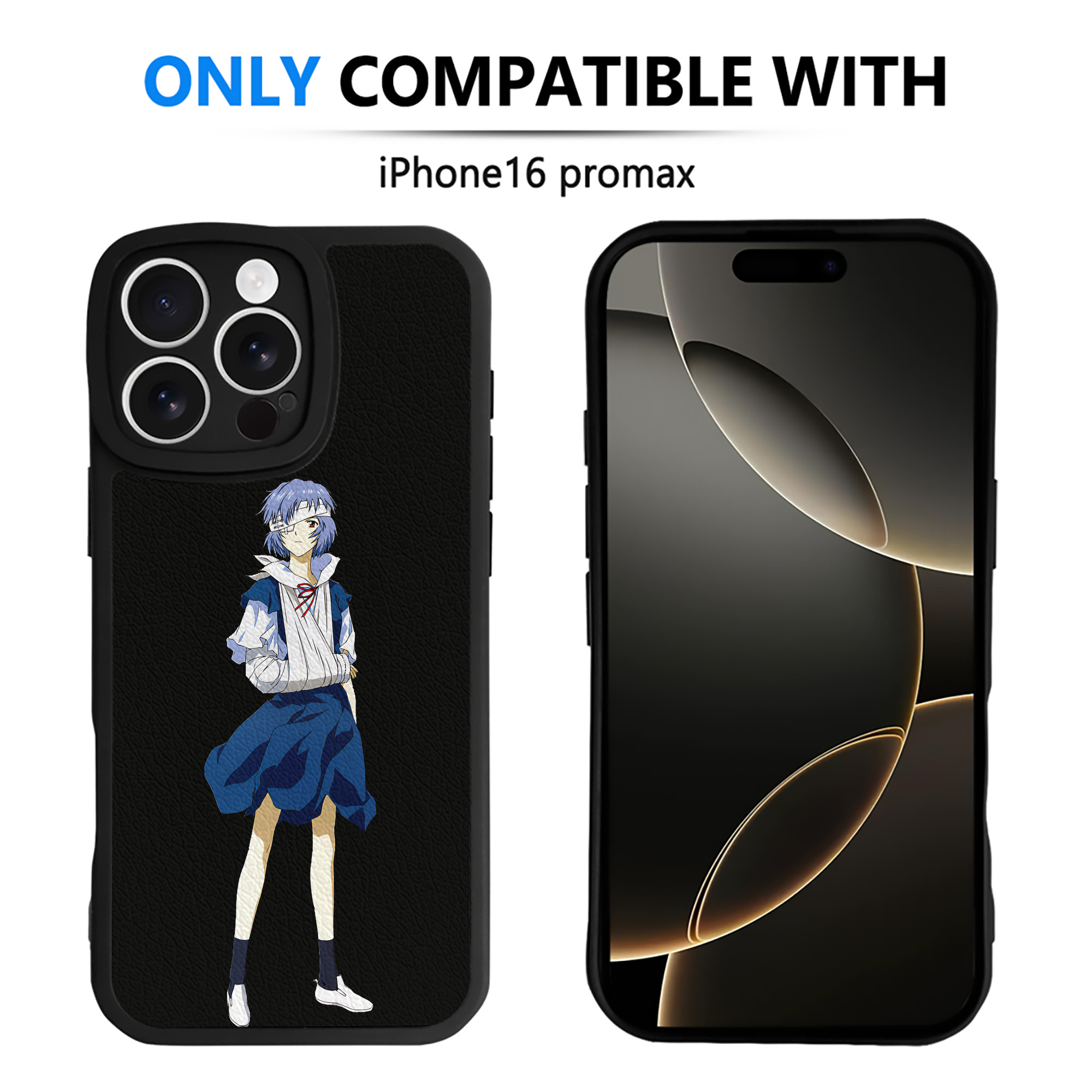 （画像用） EVA 新世紀エヴァンゲリオン 【iPhone 16シリーズ対応】シリコンスマホケース（レザー調） 材質：シリコン